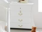 Luxus Kommode Tulip mit goldenen Griffen